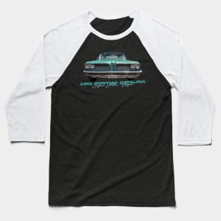 1961 Pontiac Catalina Safari Station Wagon Baseball T-Shirt